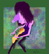 Cartoon: Jeff Beck (small) by Garrincha tagged music rock artist guitar