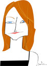 Cartoon: Jodie Foster (small) by Garrincha tagged caricatures
