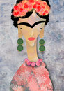 Cartoon: Msiss Kahlo (small) by Garrincha tagged caricatures