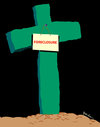 Cartoon: Sign of the times (small) by Garrincha tagged religion