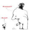 Cartoon: The gossiping (small) by Garrincha tagged ilo