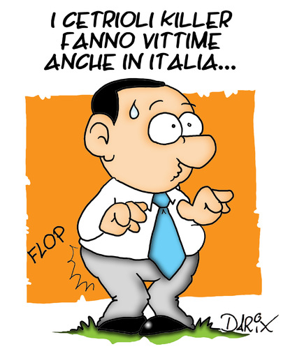 Cartoon: Cetrioli killer (medium) by darix73 tagged cetrioli,italia,elezioni