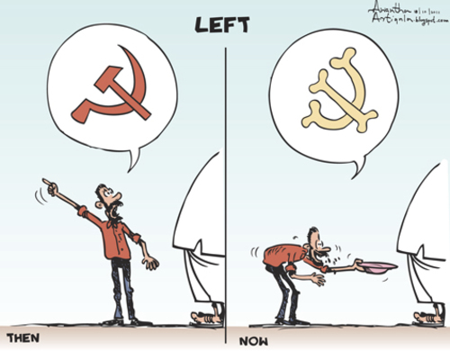 Cartoon: Left (medium) by awantha tagged left
