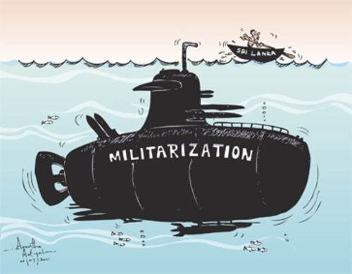 Cartoon: Militarization (medium) by awantha tagged militarization