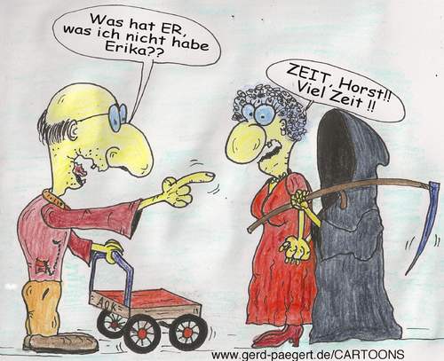 Cartoon: Horst und Erika (medium) by boogieplayer tagged altenheim
