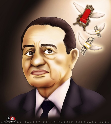 Cartoon: 30 years dream is end... (medium) by saadet demir yalcin tagged end,victory,people,egypt,turkey,syalcin,sdy,saadet