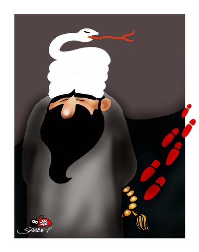 Cartoon: free men (medium) by saadet demir yalcin tagged syalcin