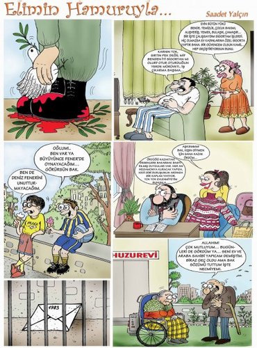 Cartoon: humor magazine my page-2 (medium) by saadet demir yalcin tagged syalcin,sdy,saadet,turkey