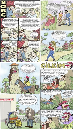 Cartoon: humor magazine my page-6 (medium) by saadet demir yalcin tagged saadet,sdy,humormagazine,syalcin,turkey,womancartoonist