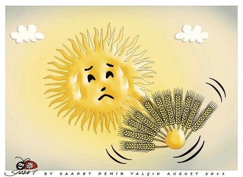 Cartoon: To Fan (medium) by saadet demir yalcin tagged saadet,sdy,sun,summer