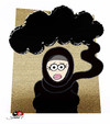 Cartoon: blackclouds (small) by saadet demir yalcin tagged syalcin