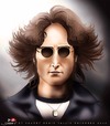 Cartoon: John Lennon (small) by saadet demir yalcin tagged saadet syalcin sdy johnlennon beatles music