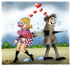 Cartoon: Love is  surprise... (small) by saadet demir yalcin tagged saadetyalcin sdy saadet turkey love cartoon