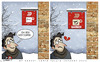 Cartoon: Mistake (small) by saadet demir yalcin tagged saadet sdy mistake coffee