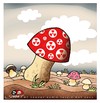 Cartoon: The most poisonous mushrooms (small) by saadet demir yalcin tagged saadet,mushrooms,nuclear