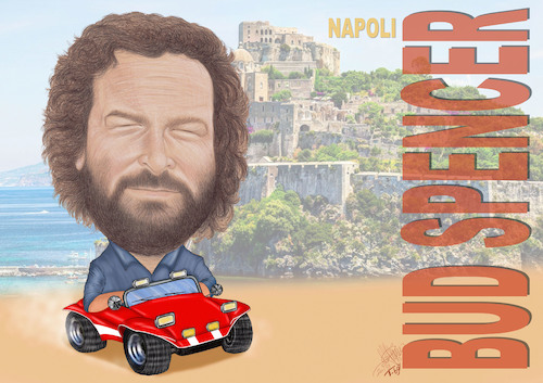 Cartoon: BUD SPENCER (medium) by T-BOY tagged bud,spencer