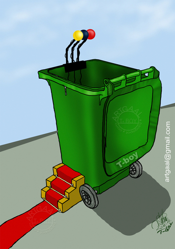 Cartoon: POLITICAL ARENA (medium) by T-BOY tagged political,arena