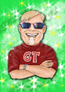 Cartoon: GT face (small) by T-BOY tagged gt,face