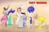 Cartoon: KATE AND WILLIAM AND HAT MANIA (small) by T-BOY tagged hat,mania