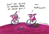 Cartoon: . (small) by LA RAZZIA tagged zukunftspläne,karriere,schwein,pig,job,beruf,traum,dream,youth,childhood,baby