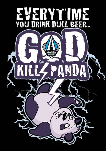 Cartoon: beer panda (medium) by Braga76 tagged flash,god,beer,panda