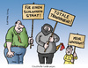 Cartoon: Glaubhafte Forderungen (small) by Nottel tagged politik,protestbewegung,glaubhaftigkeit