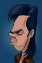 Cartoon: Nick Cave (small) by guidosalimbeni tagged nick,cave,caricature,cartoon,digital