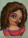 Cartoon: Oprah Winfrey (small) by guidosalimbeni tagged oprah,winfrey,caricatura,tv,show