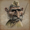 Cartoon: Father of Soldier (small) by K E M O tagged sergo,zakariadze,kemo,caricature,2nd,place,world,competition