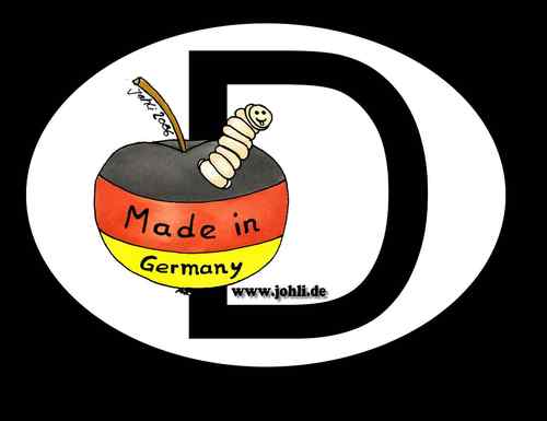 Cartoon: Made in Germany (medium) by Johli tagged germany