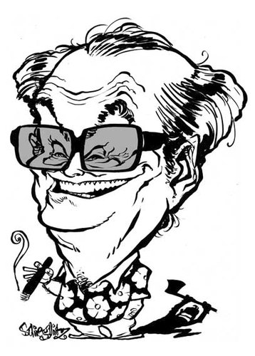 Cartoon: Jack Nicholson Caricature (medium) by stieglitz tagged jack,nicholson,caricature,karikatur,caricatura