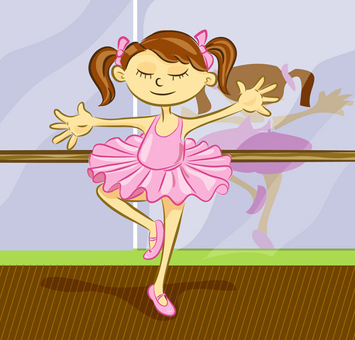 Cartoon: Ballerina (medium) by michaelscholl tagged ballerina
