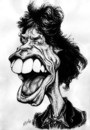 Cartoon: Mick Jagger (small) by Grosu tagged rock,music,mick,jagger,rolling,stones