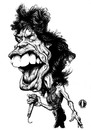 Cartoon: Mick Jagger 1 (small) by Grosu tagged rockmusicmickjaggerrollingstones