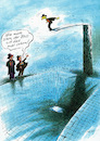 Cartoon: Marschbefehl (small) by sobecartoons tagged mafia,befehl,sprung,ins,leere,becken