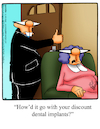 Cartoon: Dental Implants (small) by Billcartoons tagged dentist,dental,teeth,tooth,implants,husband,wife,marriage,romance,romantic,love