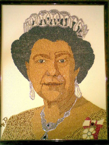 Cartoon: Elizabeth II (medium) by dkovats tagged seeds