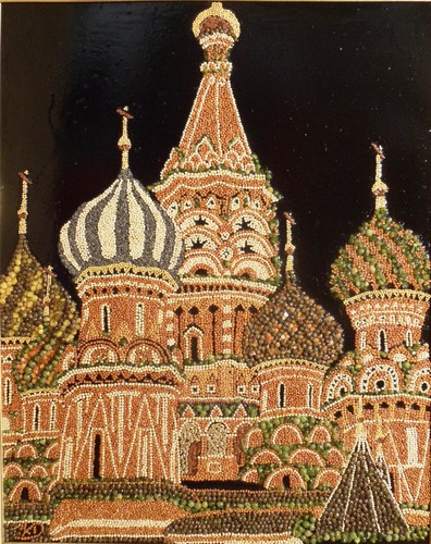Cartoon: Moscow Red Square (medium) by dkovats tagged seeds
