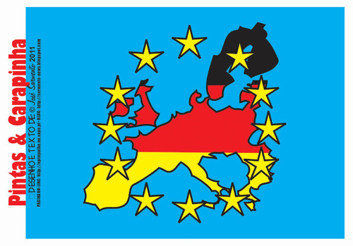 Cartoon: Germain in Europe (medium) by jose sarmento tagged germain,in,europe