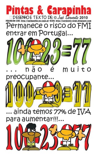 Cartoon: IVA (medium) by jose sarmento tagged iva