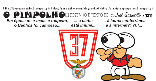 Cartoon: O Pimpolho (medium) by jose sarmento tagged jose,sarmento,pimpolho