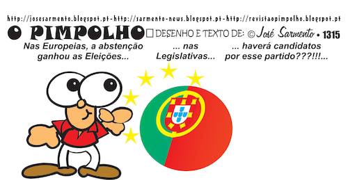 Cartoon: O Pimpolho (medium) by jose sarmento tagged pimpolho