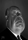 Cartoon: Hitch (small) by JMSartworks tagged caricature,actors,filmmakers,hollywood,paintool,sai,painter