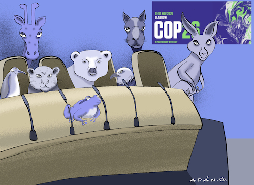 Cartoon: Otra COP (medium) by adancartoons tagged naturaleza