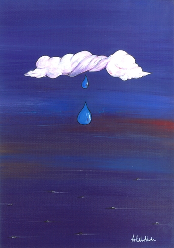 Cartoon: Rain (medium) by Atilla Atala tagged rain,drought,ecological,global,warming