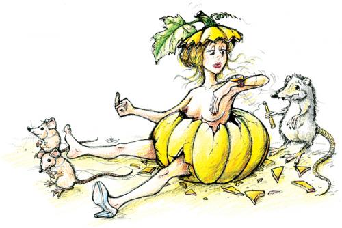 Cartoon: Cinderella (medium) by Liviu tagged cinderela,watch,late,pumpkin,