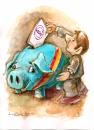 Cartoon: elections (small) by Liviu tagged vote,piggy,bank
