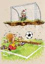 Cartoon: magic carpet (small) by Liviu tagged footbal,goal,flyng,carpet,