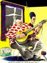 Cartoon: Festival (small) by Pohlenz tagged music musik singer song lied sänger man woman couple home
