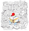 Cartoon: The Bookworm (small) by Pohlenz tagged trump,usa,maga,civilization,philosophy,philosopher